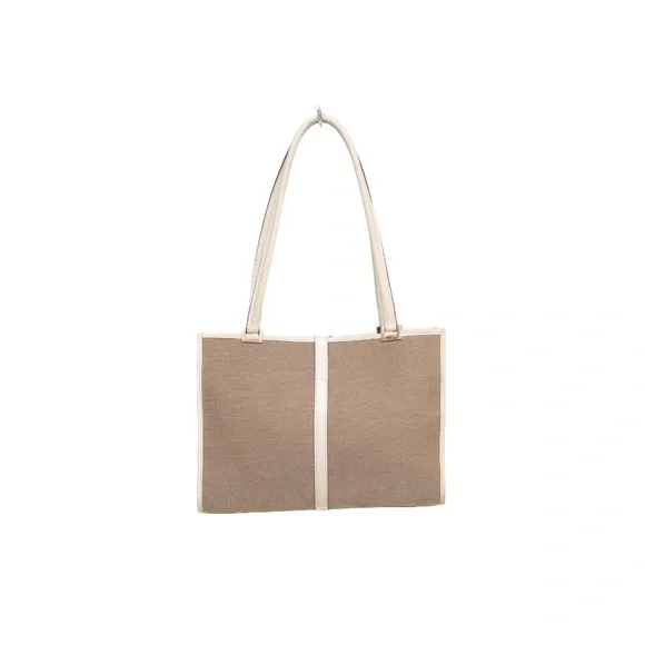 Vintage Gucci Tom Ford Era Beige Canvas &‎ Leather Bag - Picture 5 of 11